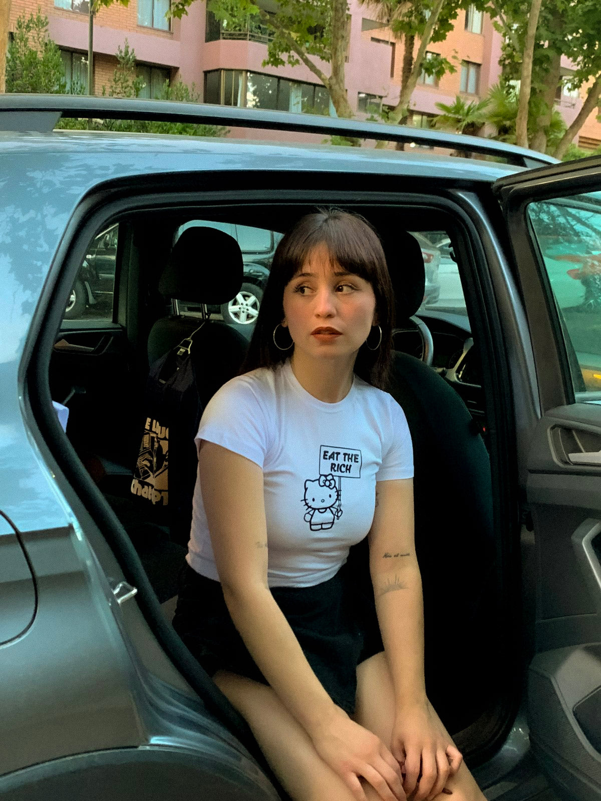 Polera ''Hello Kitty eat''