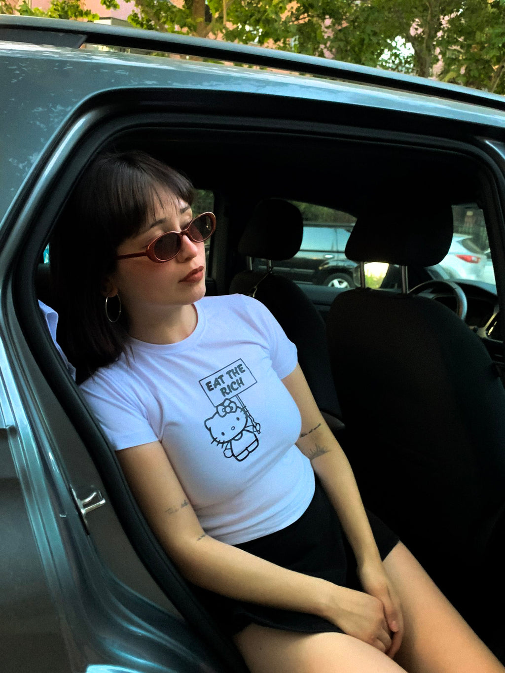 Polera ''Hello Kitty eat''