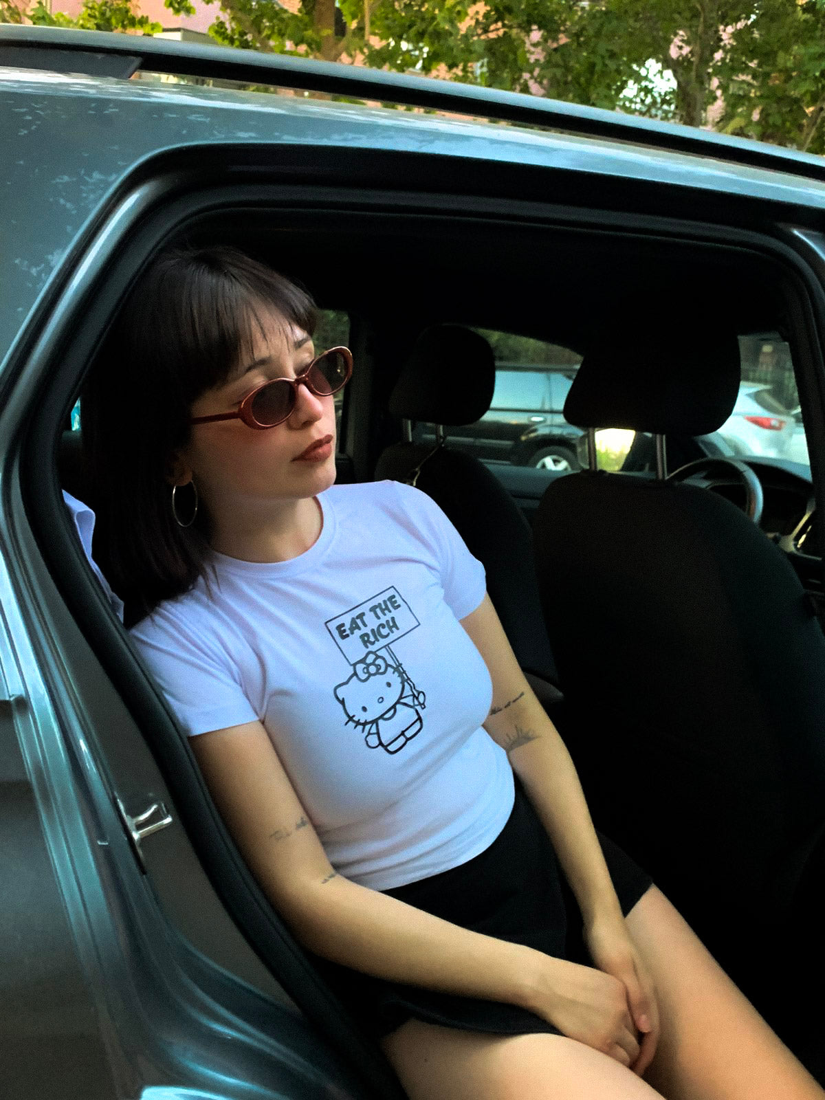 Polera ''Hello Kitty eat''