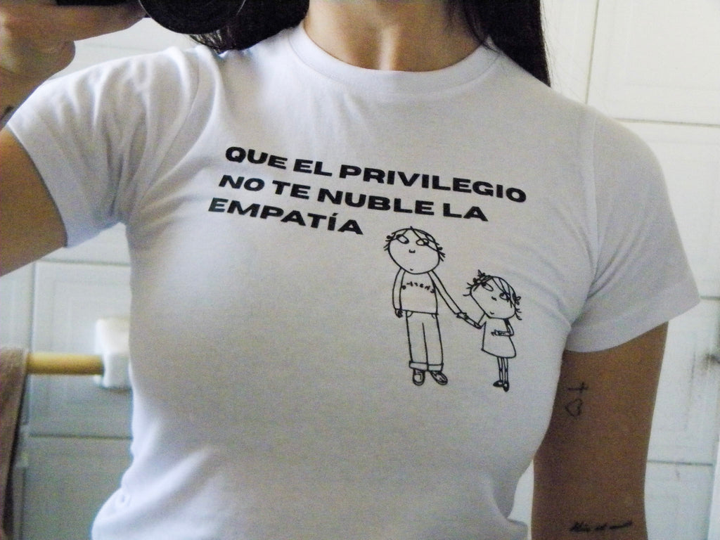 Polera ''empatía y xarlilola''